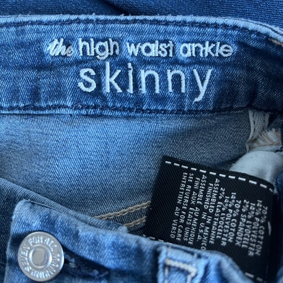 7 For All Mankind The High Waiat Ankle Skinny - Picture 5 of 6
